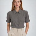Mikael Aghal Blouse in Grey